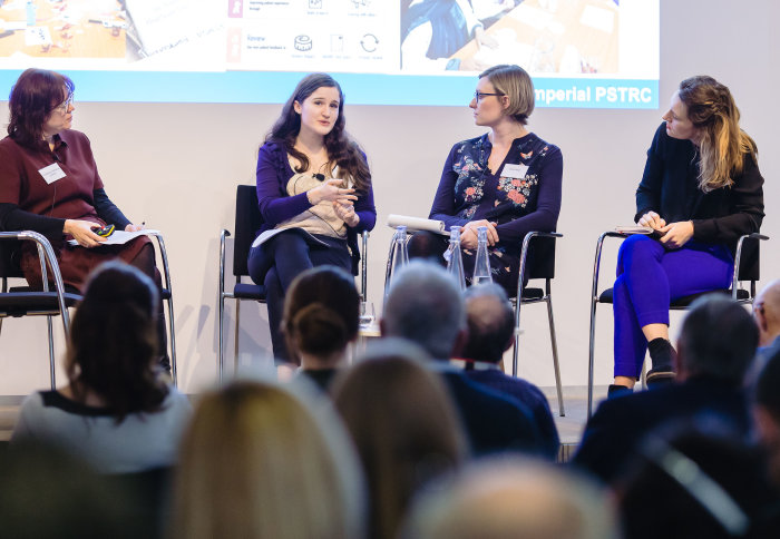 A panel of speakers in discussion at the Patient Safety Translational Research Centre Symposium