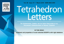 Feb 2019 - Article in Tetrahedron Lett. Published
