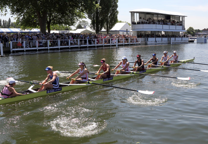 Women rowing on the River Thames
