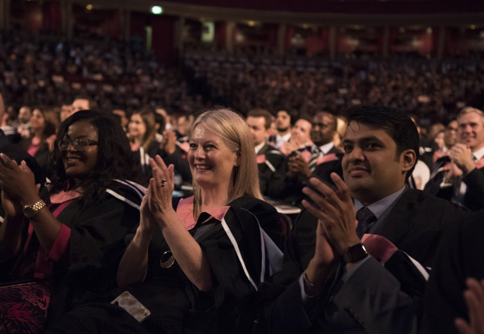 Graduands at the 2018 graduation ceremony