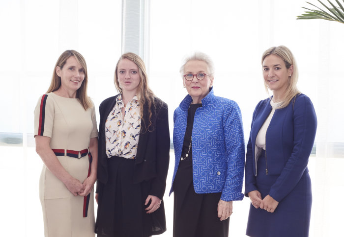 Women at the BMO conference in Miami, with Metals and Energy Finance student Elise Mutschler (2nd from left)
