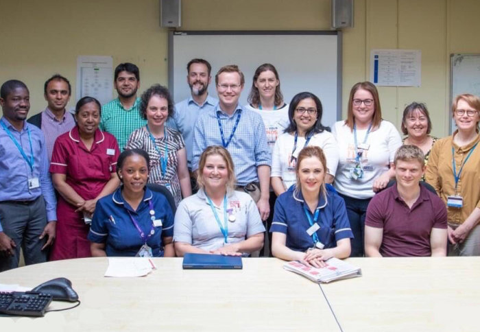 The Sepsis Big Room team at St Mary's Hospital