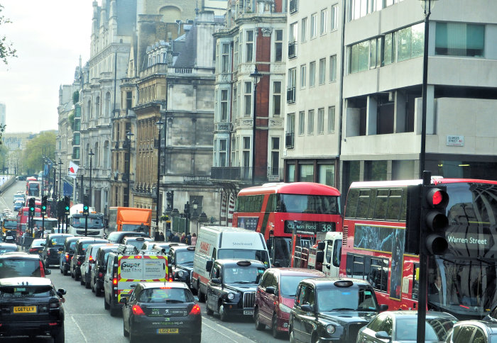 london traffic jam