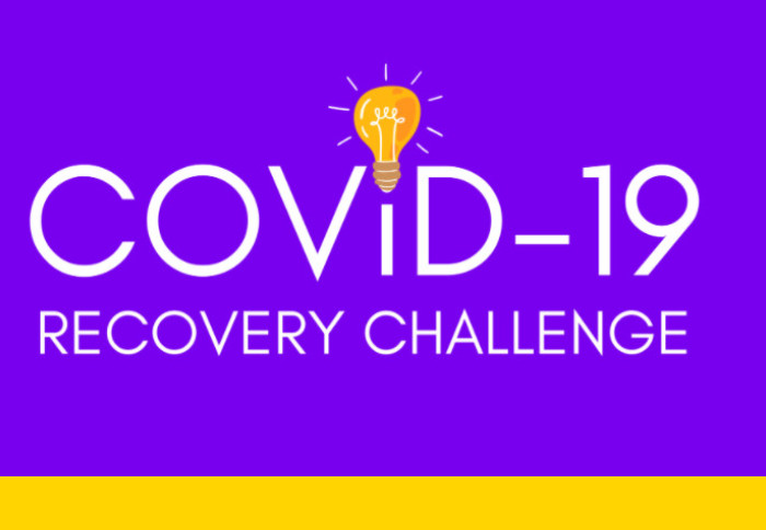 The logo of the COVID-19 recovery challenge
