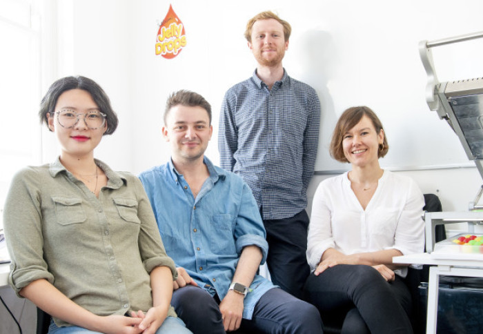 The team from alumni startup Jelly Drops