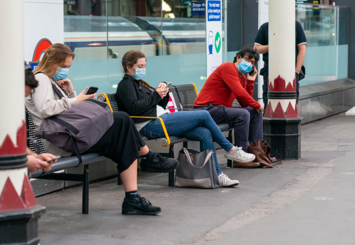 Covid-19 train station