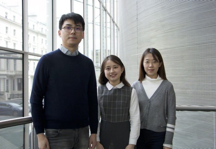 The Green Beads team led by PhD student Lu Ai (centre)
