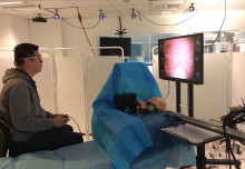 A novel gaze‑controlled flexible robotised endoscope: preliminary trial & report