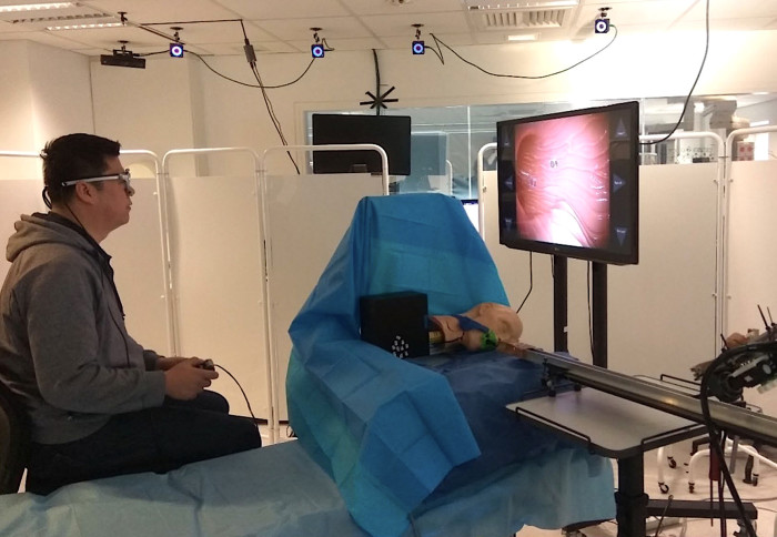 A novel gaze‑controlled flexible robotised endoscope- preliminary trial and report