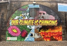 Powerful street art unveiled highlighting species loss and climate change 