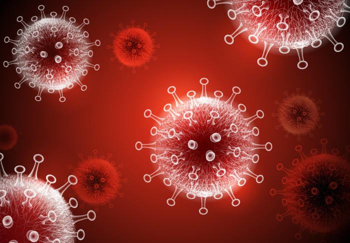 CGI picture of the COVID-19 virus