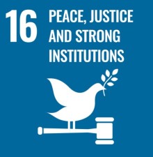 Logo of SDG 16