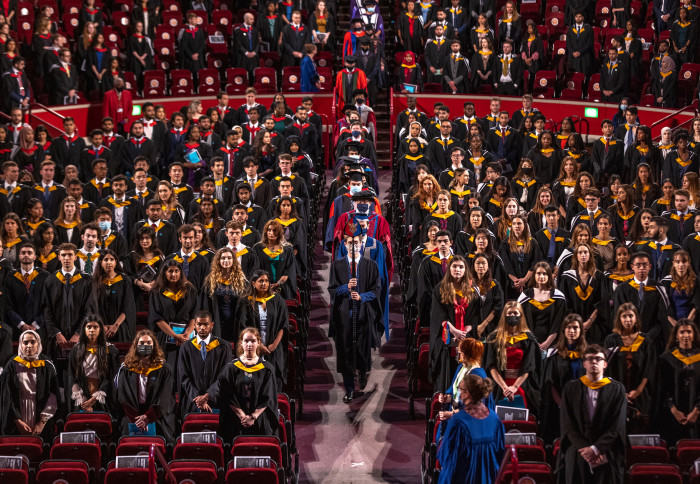 Imperial students graduating in the Royal Albert Hall