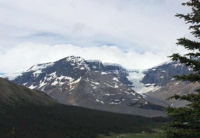 Glaciers in Alberta, Canada, that would have grown together to form the Cordilleran Ice Sheet. Credit: Anders Carlson.
