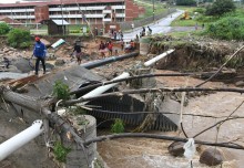 Climate change made heavy rain behind South African floods twice as likely