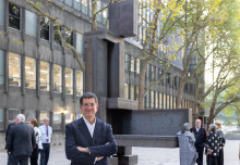 Antony Gormley unveils new permanent sculpture ALERT at Imperial College London