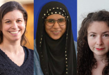 Women in science: Professor Claudia de Rham, Helena Dodd, Aatikah Majid