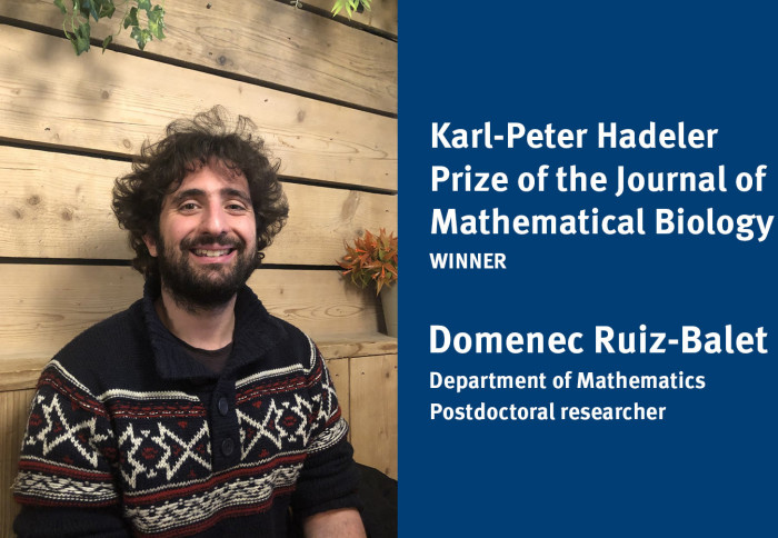 Domènec Ruiz-Balet wins the 2022 Karl-Peter Hadeler Prize with co-author Idriss Mazari from Paris Dauphine University