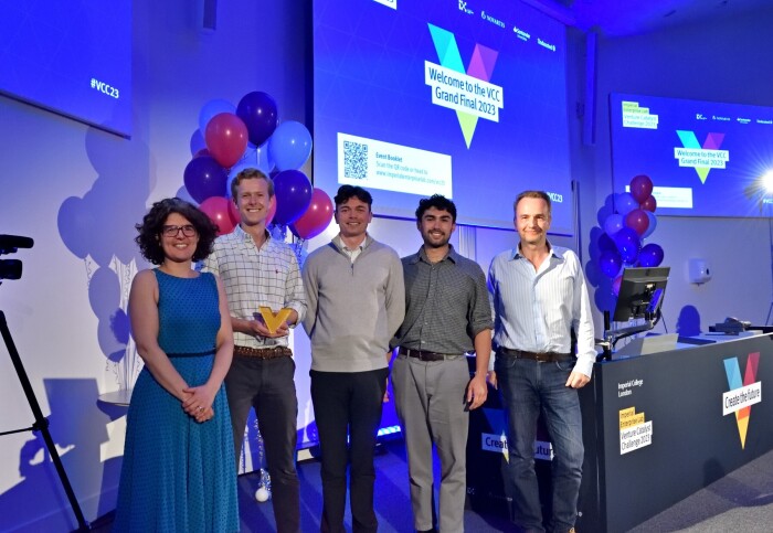 WaveX, the winning team of the Venture Catalyst Challenge 2023.