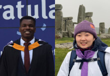 Two Imperial physicists awarded the Bell Burnell Graduate Scholarship