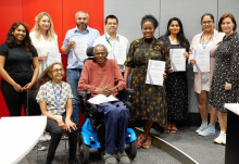 Staff celebrate graduation from disability leadership programme