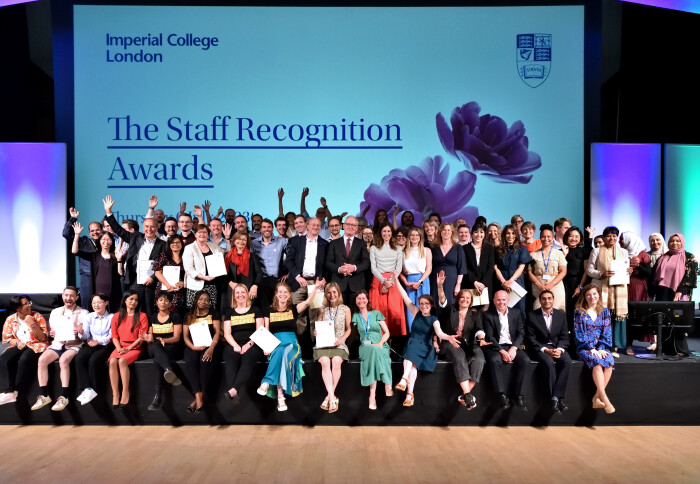 Award winners and nominees at the Staff recognition awards