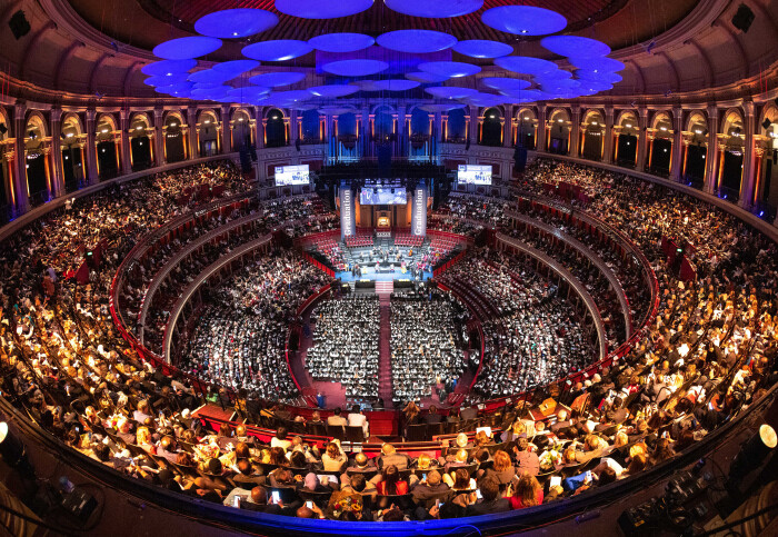 A view inside the Royal Albert Hall