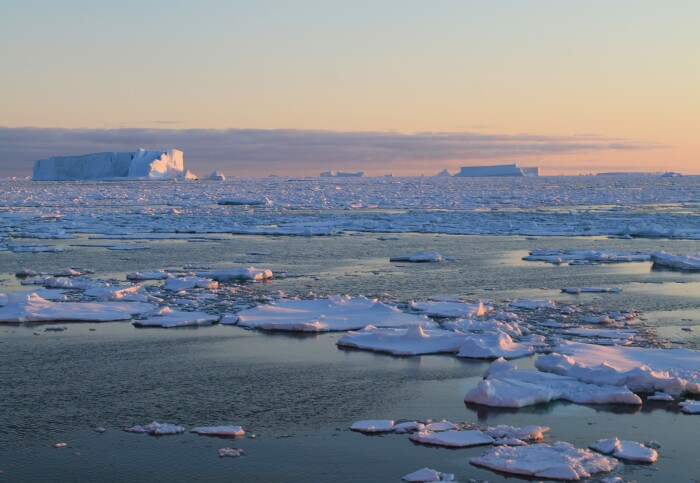Image of Antarctic landscape. Credit: Jim Marschalek