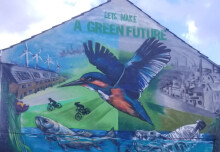 Drawing attention to climate change: Grantham Climate Art Prize murals revealed