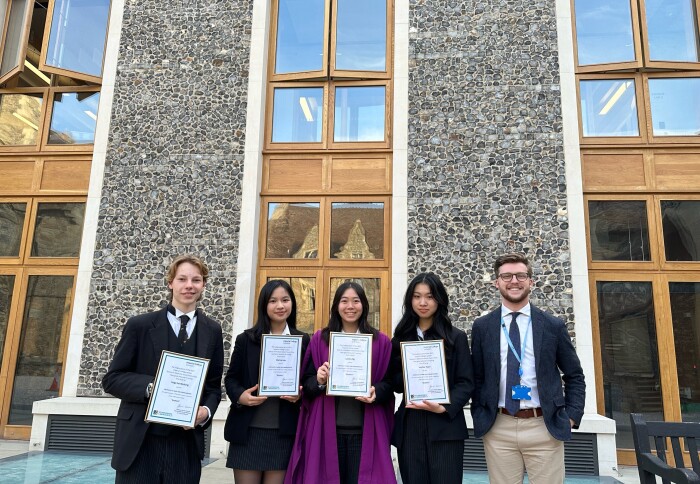 King's School, winners of the Scleroderma and Raynaud’s UK Prize