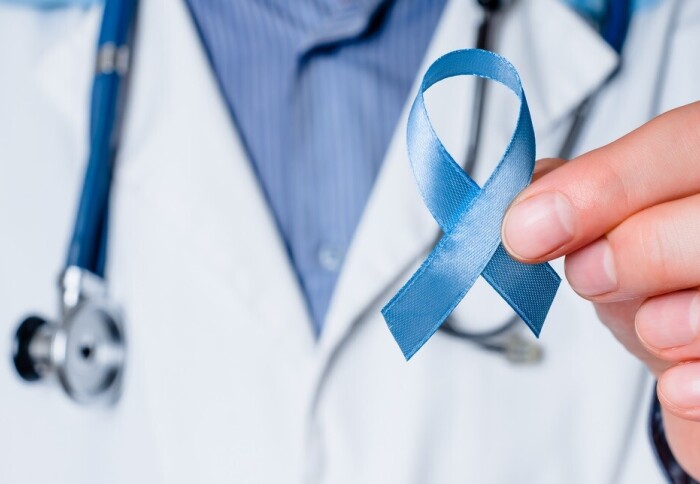 Prostate cancer awareness ribbon (blue)