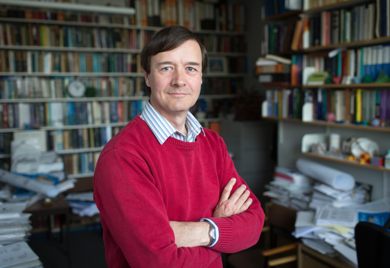 Professor Paul Lickiss in his office at Imperial College London