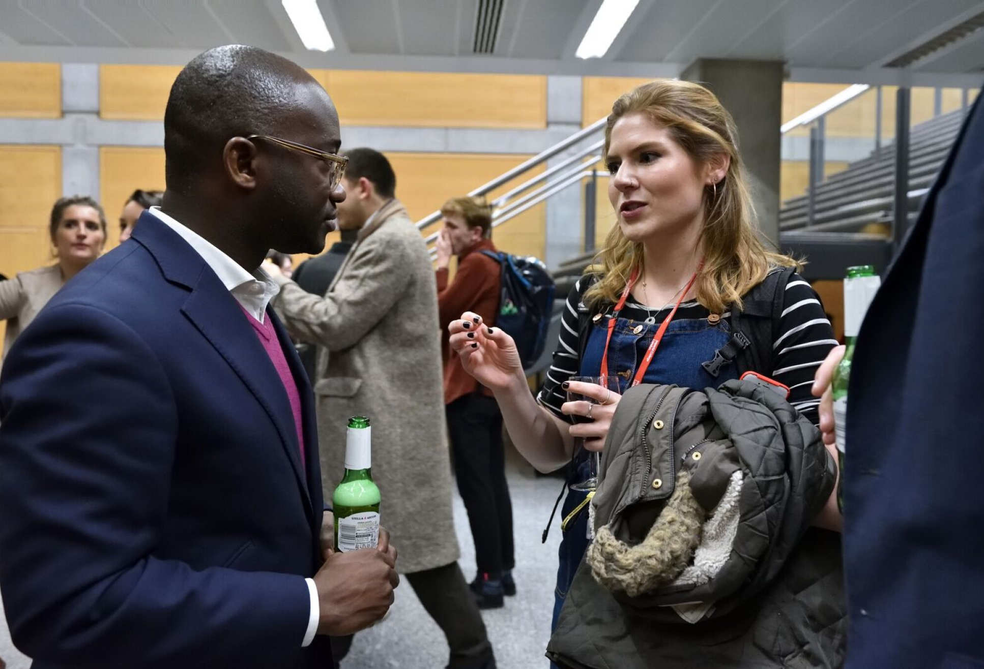 Sam Gyimah meets Imperial student