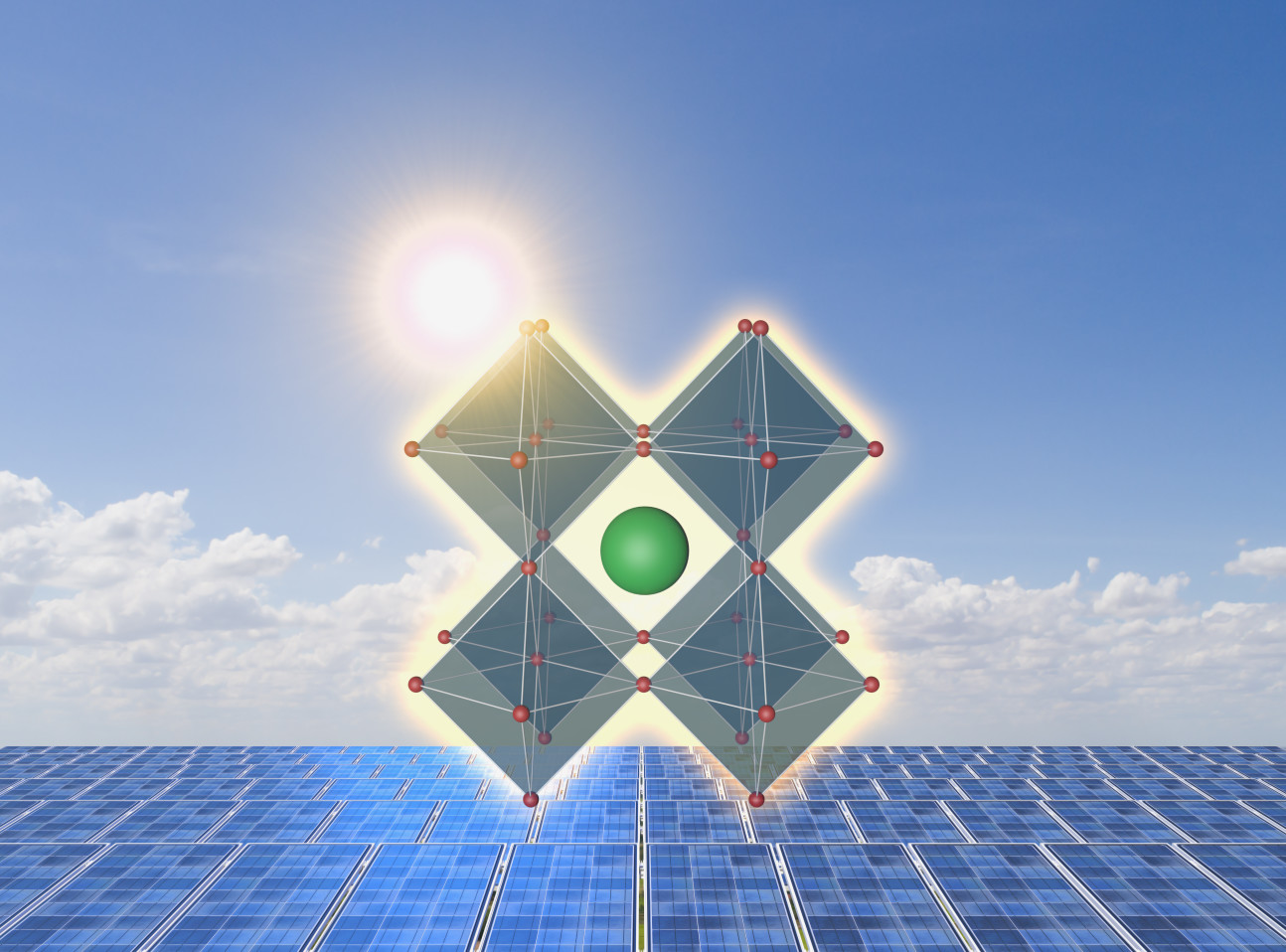 Perovskite solar cells stabilising illustration