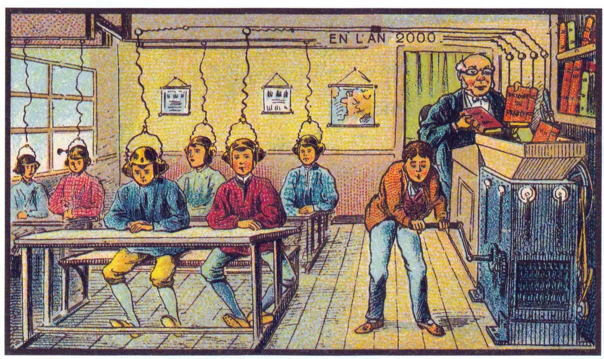 Futurologists of 1910 were profoundly wrong about the classroom of 2000, just as we may be wrong about AI today, Gideon Shimshon noted.