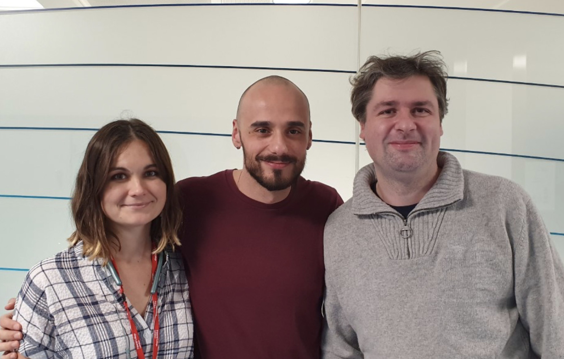 The team behind TOffeeAM: Augrey Gaymann, Marco Pietropaoli and Francesco Montomoli