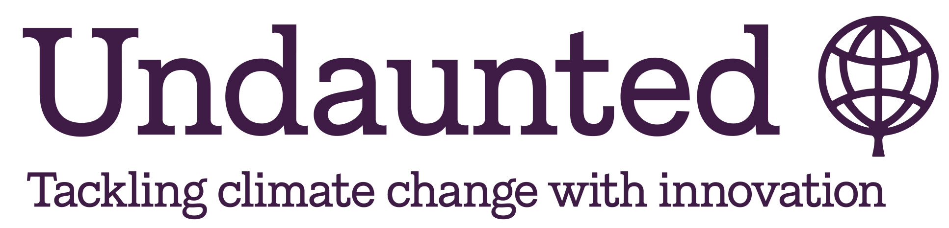 Undaunted logo: Tackling climate change with innovation