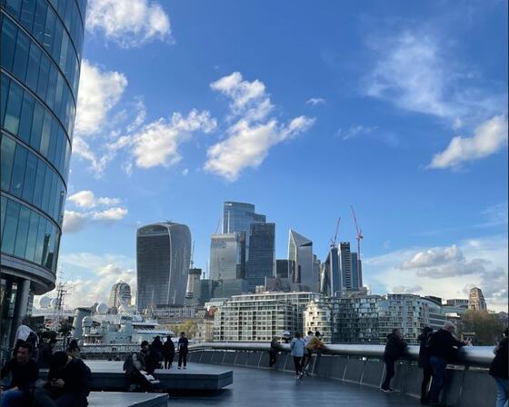 London city scape by Swapan Bahrani