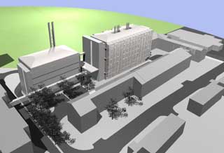 Impression of the Clinical Imaging Centre at Imperial's Hammersmith campus