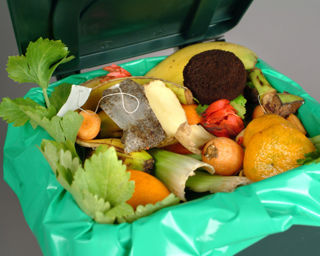 A bin for food waste