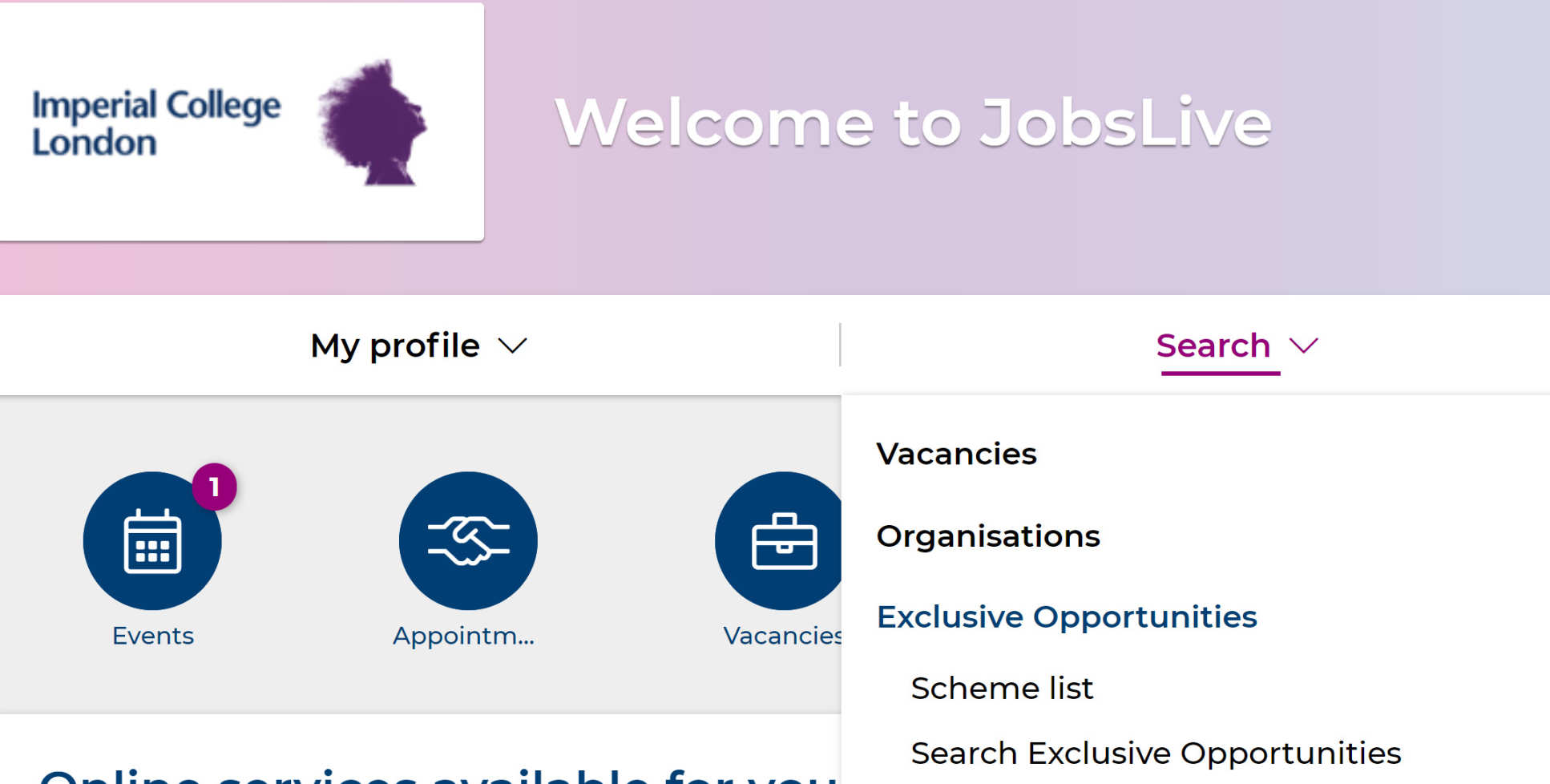 Exclusive Opportunities on JobsLive