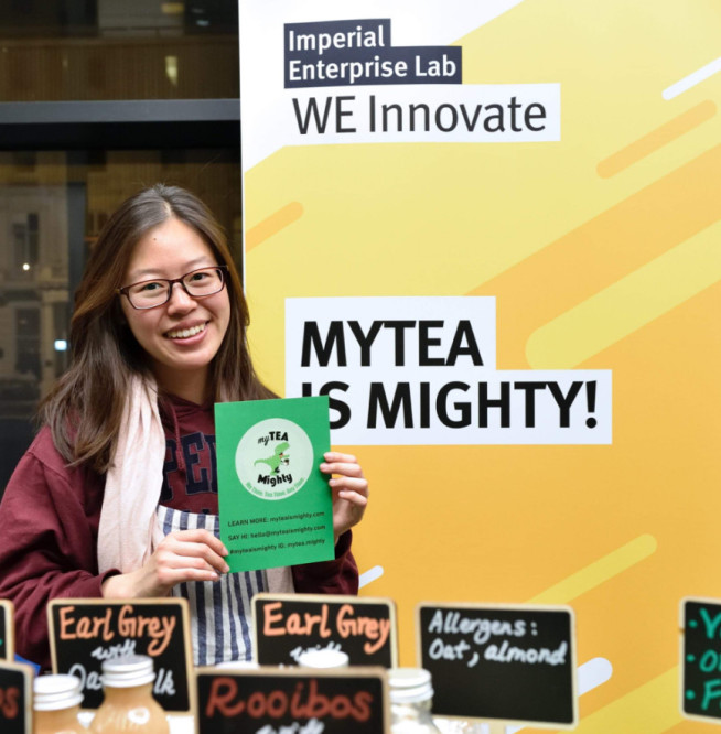 Tina Chen at the WE Innovate competition