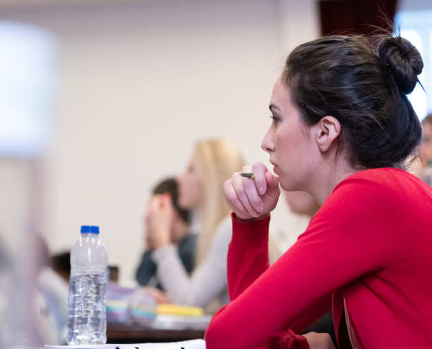 Petroleum MSc students in a lecture