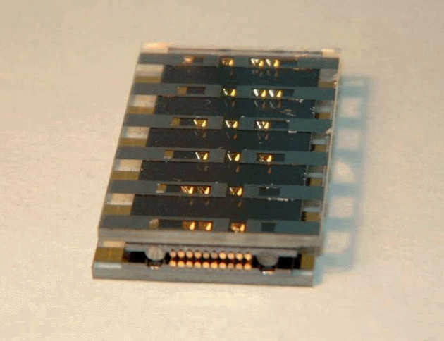 Prototype array type quadrupole lens assembly.