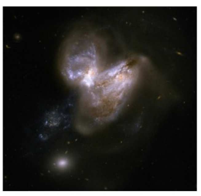 Merging galaxies IC694 and NGC 3690