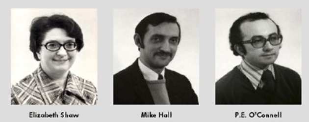 Elizabeth Shaw, Mike Hall, P.E. O'Connell
