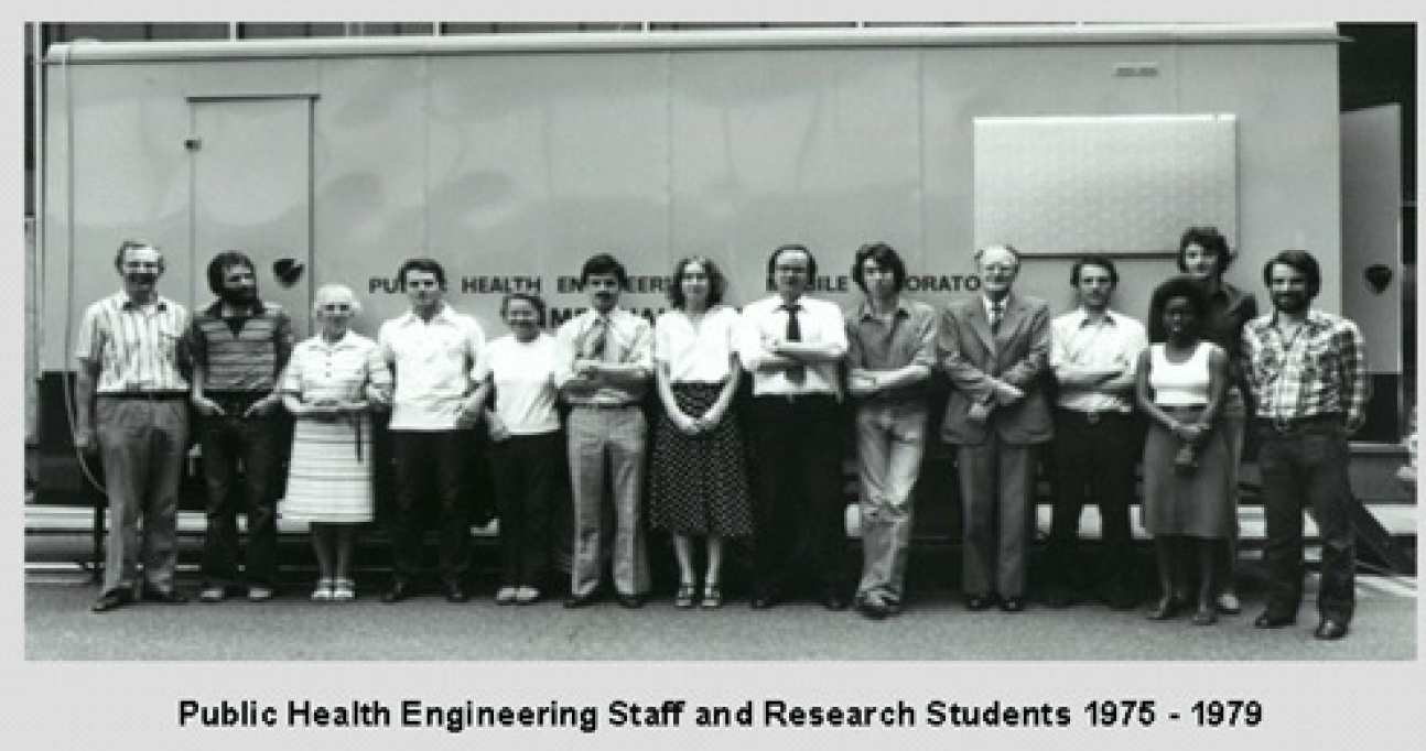 Public health Engineering Staff and Research Students 1975
