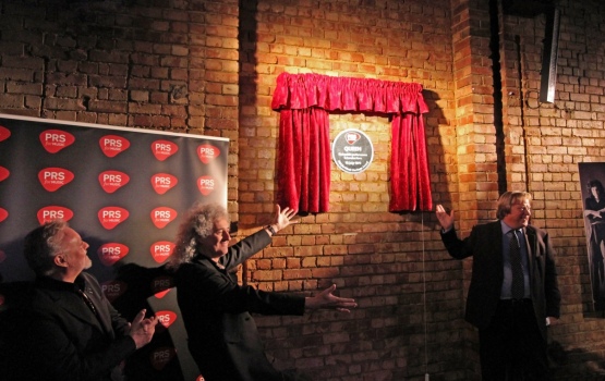 PRS Chair, Guy Fletcher OBE, unveils Queen's music heritage plaque