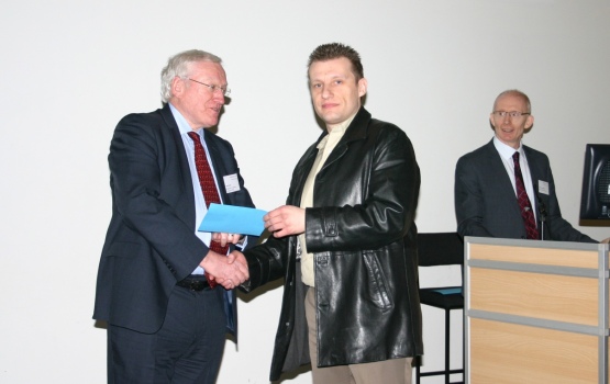 Winner of the Separations Engineering & Transfer Processes poster prize Spyros Gerontas (UCL)
