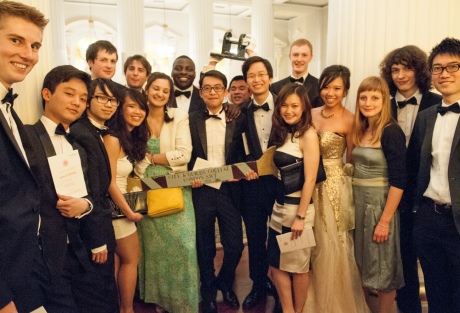 Students at City and Guilds dinner